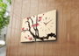 Wallity Conjunto de 2 Relojes de Pared Decorativos de Lienzo Multicolor